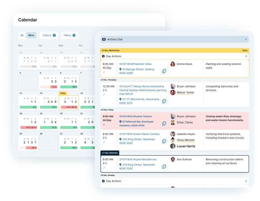 Team alignment on jobs, deliverables and operations