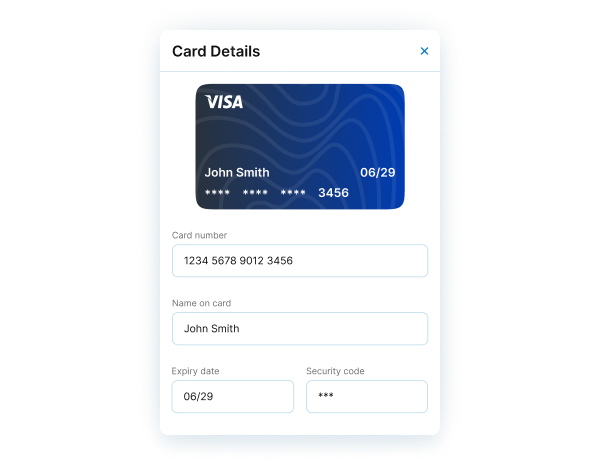 Collect payments with PCI compliant payment optionss