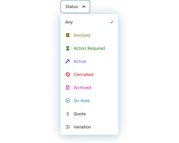 Stay on Top of Your Work Orders with Status Tracking