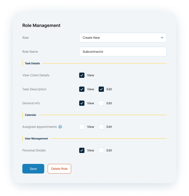 Secure Team Access with Role-based Permissions